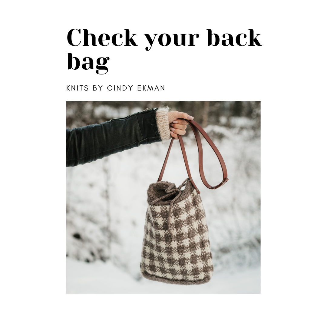 Check your back bag - stickmönster