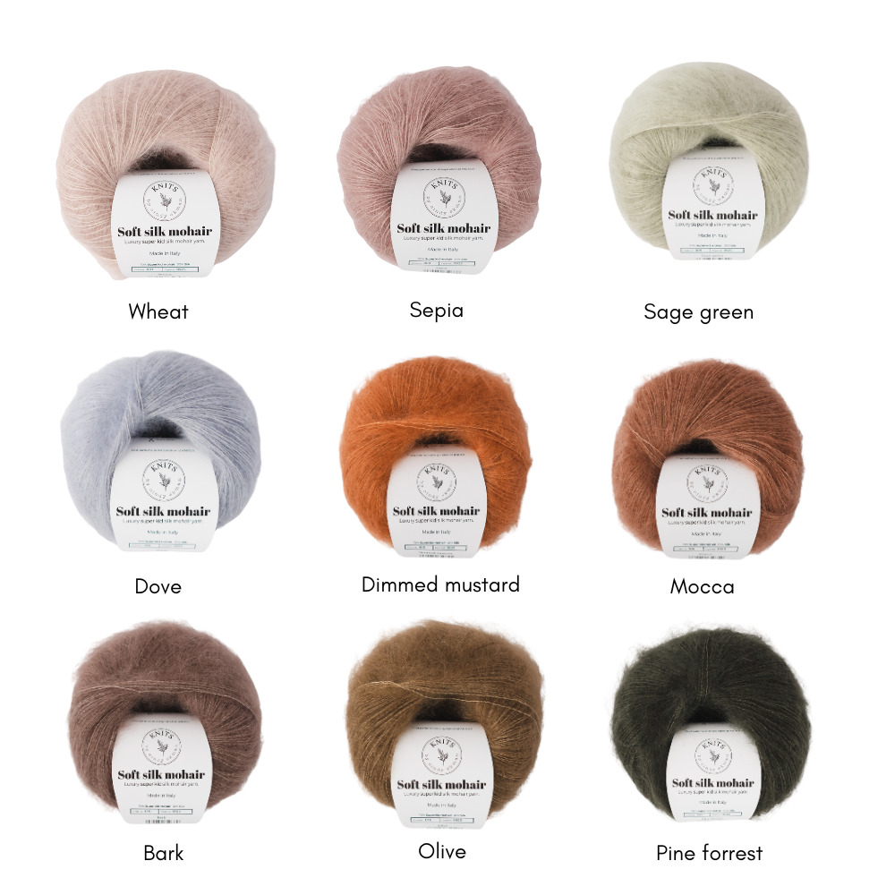Soft silk mohair