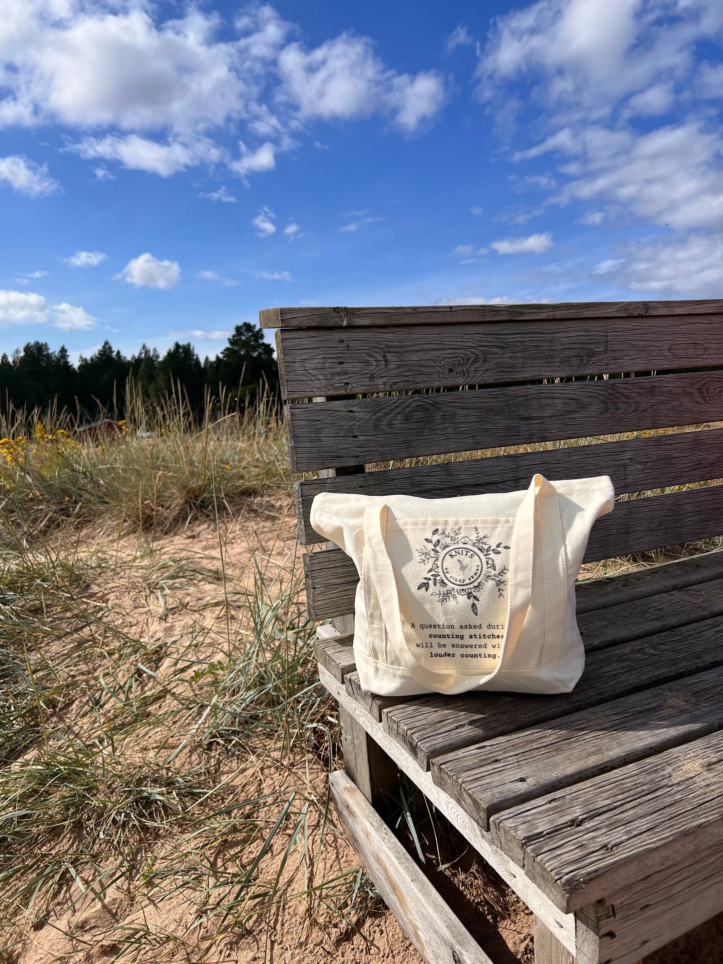 The KNITS tote bag KNITS by cindy ekman