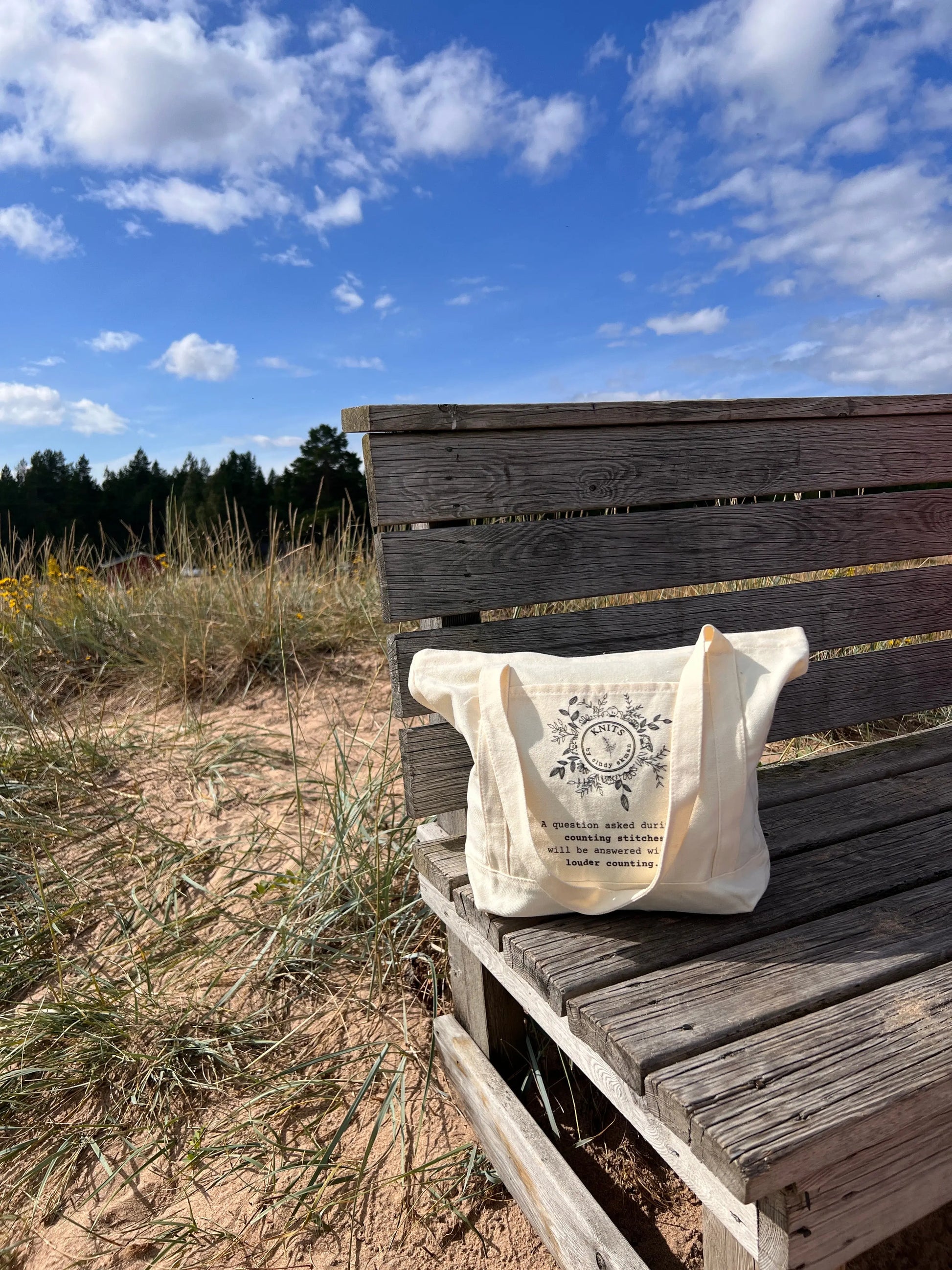 The KNITS tote bag KNITS by cindy ekman