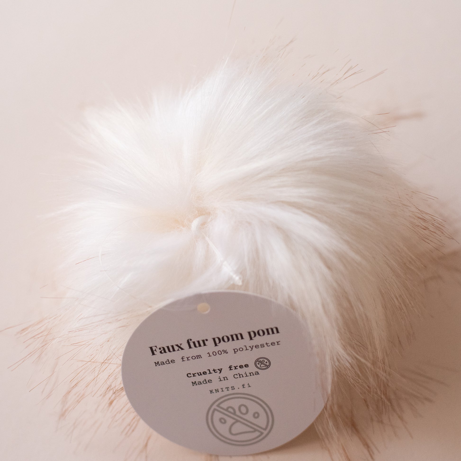 Faux fur Pom pom KNITS by cindy ekman