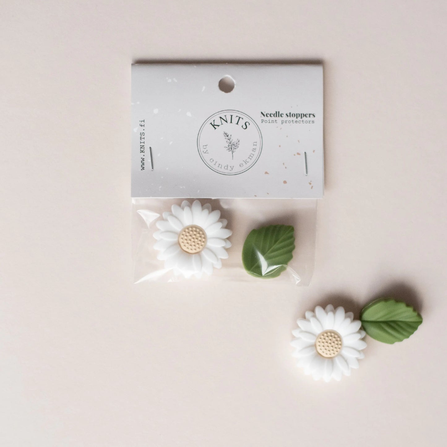 Needle stopper - Sunflower set KNITS by cindy ekman