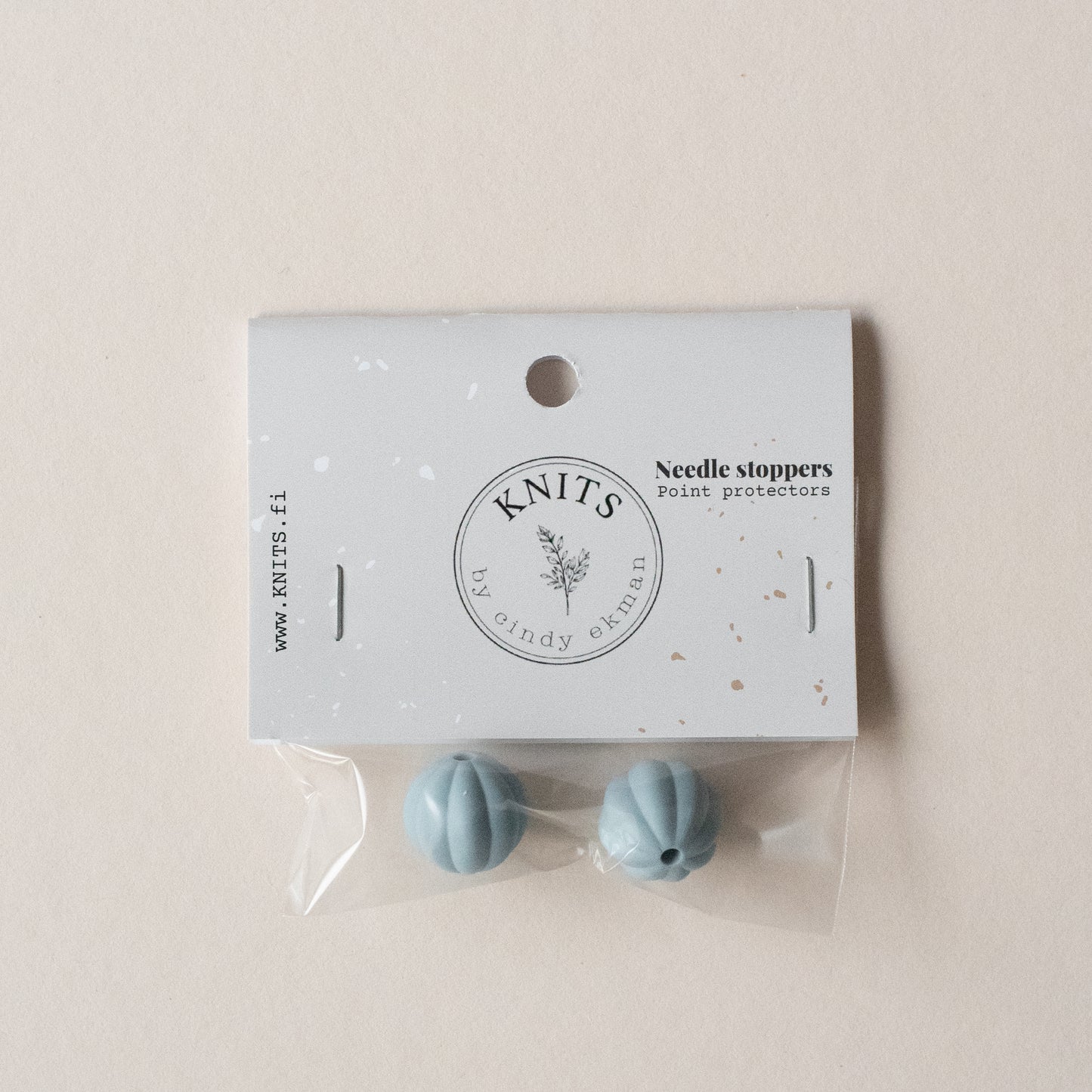 Needle stoppers - bell KNITS by cindy ekman