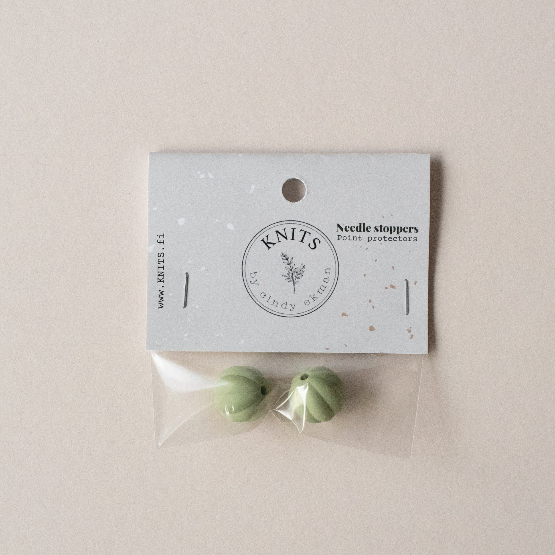 Needle stoppers - bell KNITS by cindy ekman