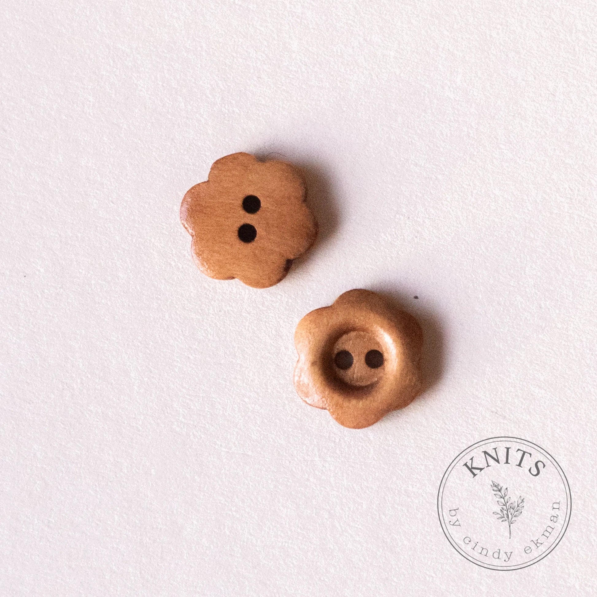 The Flower Button KNITS by cindy ekman