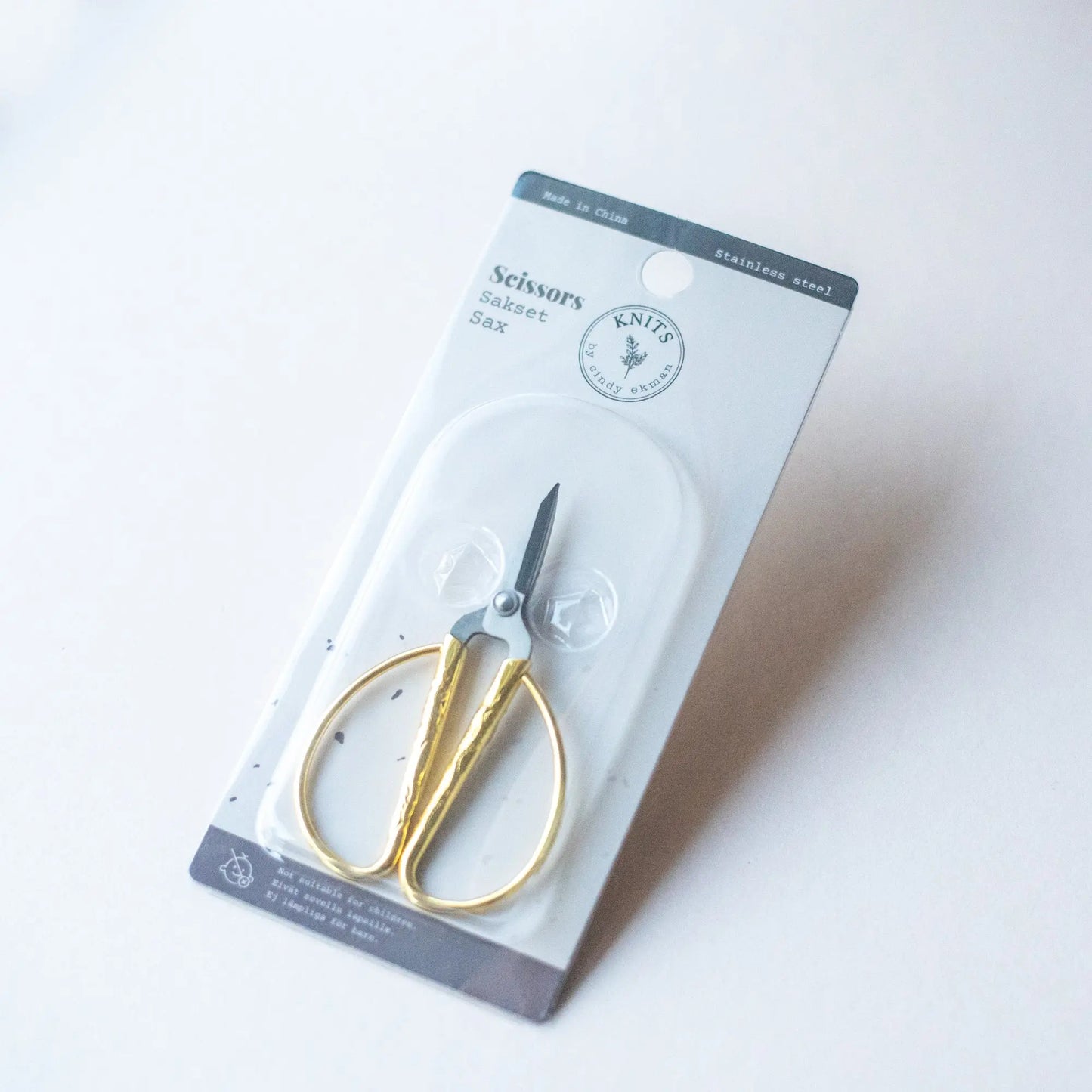 Golden scissor KNITS by cindy ekman