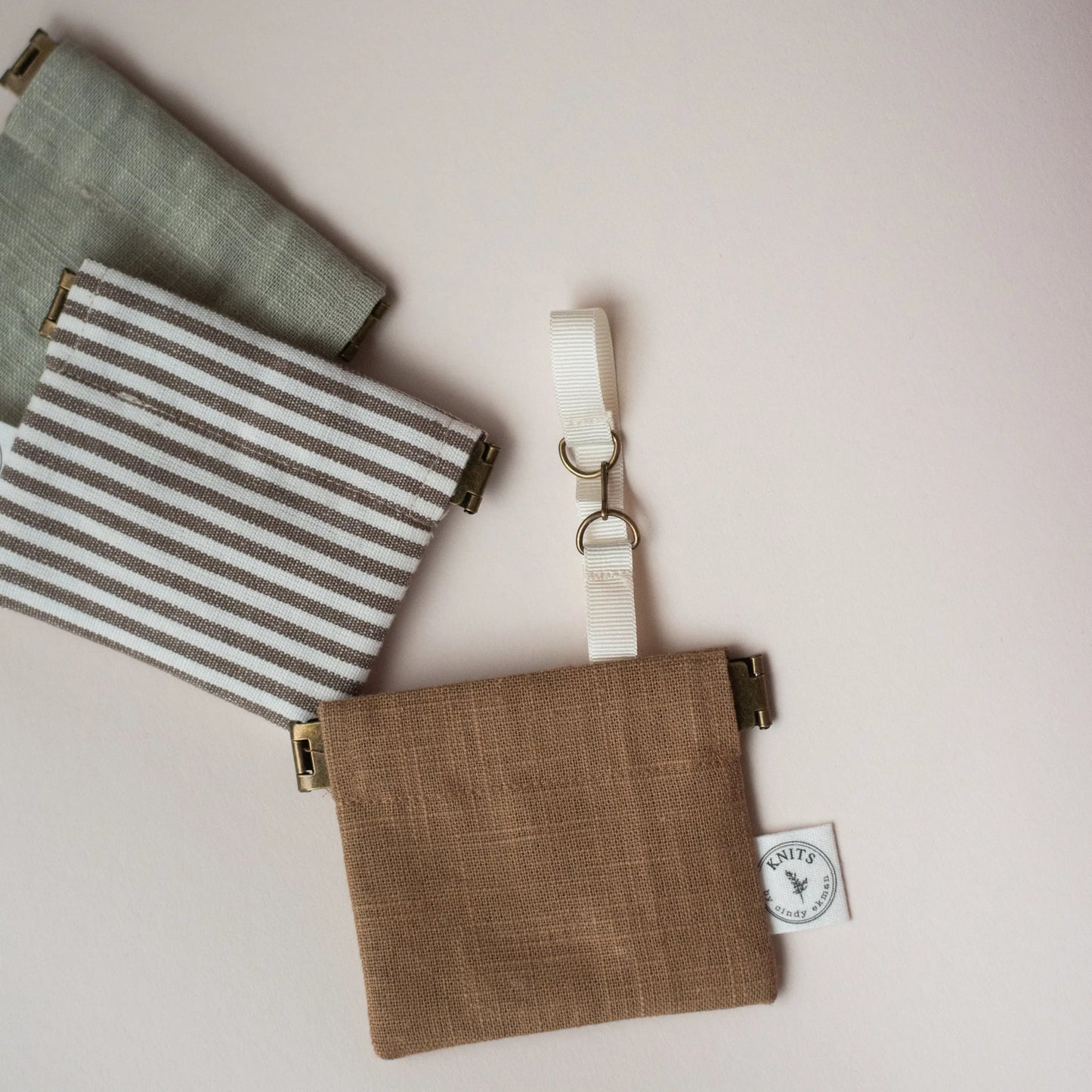 Knitting bag 100% linen