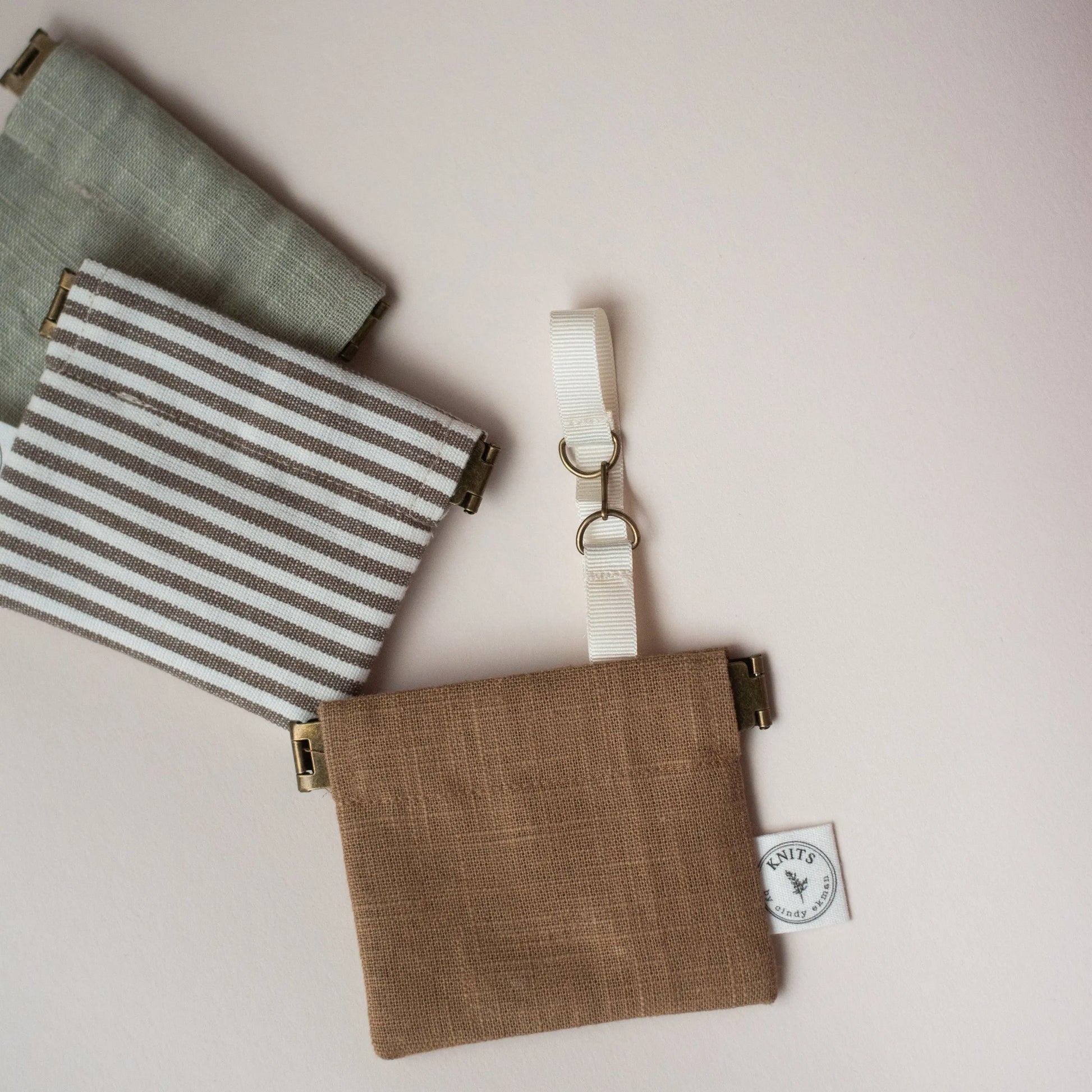 Knitting bag 100% linen