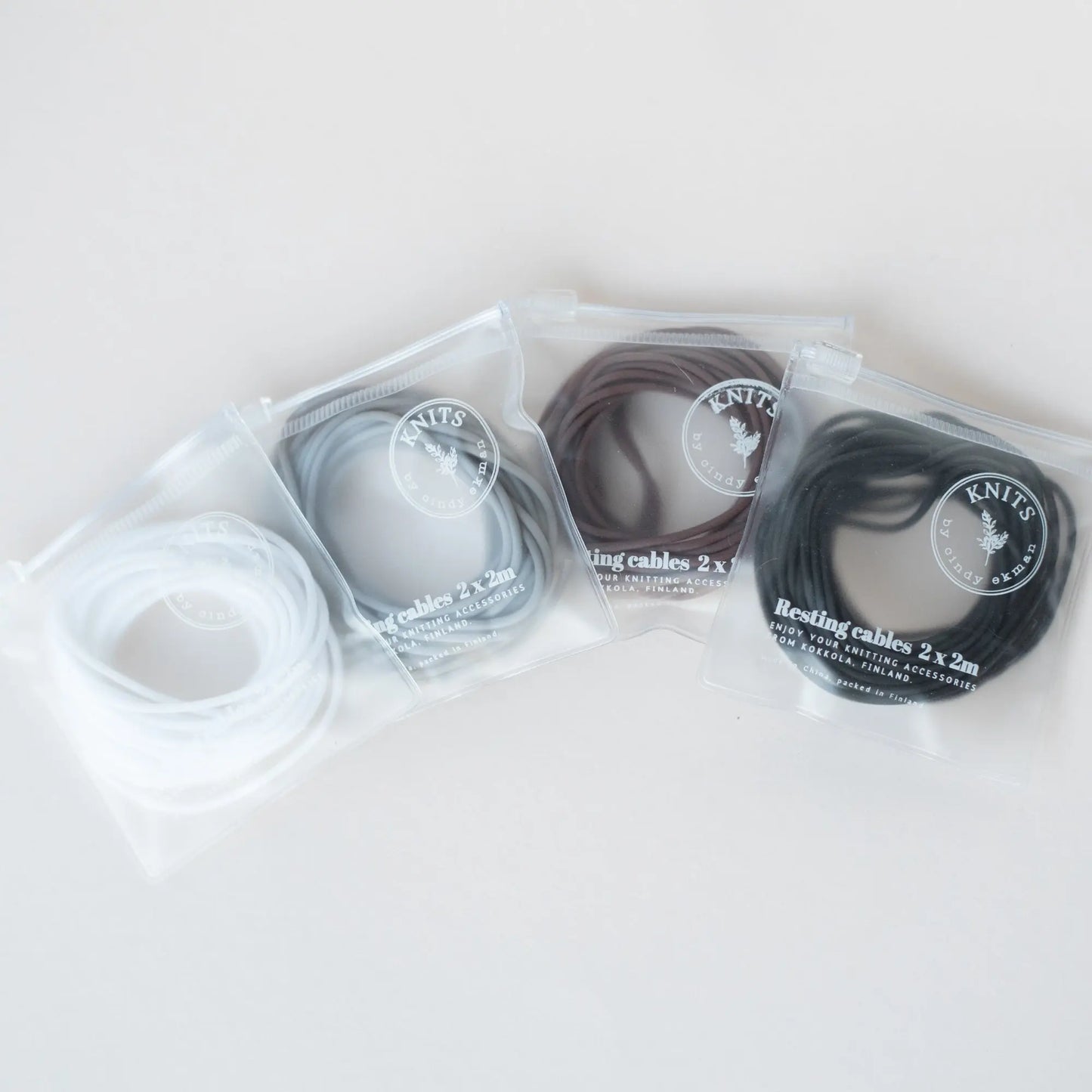 cords in ziplock bags