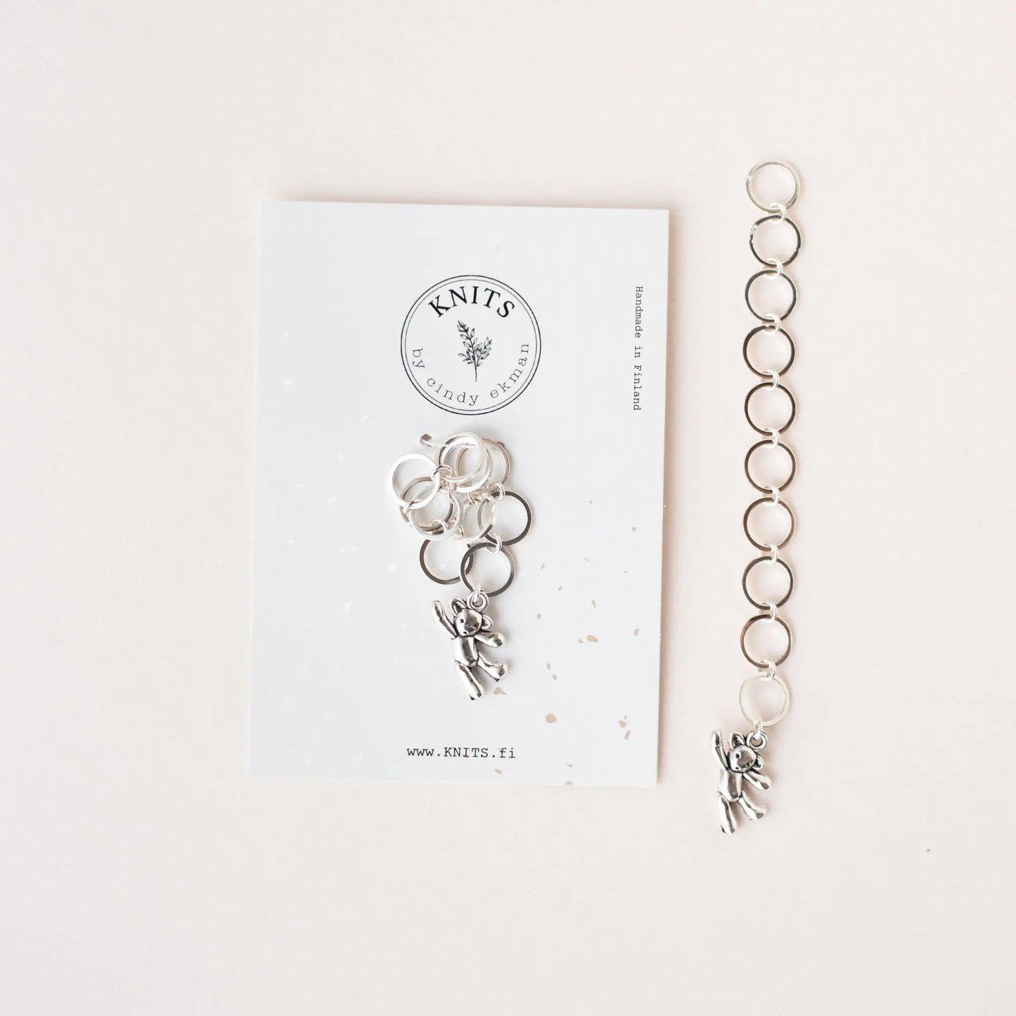 Row counter Teddybear KNITS by cindy ekman