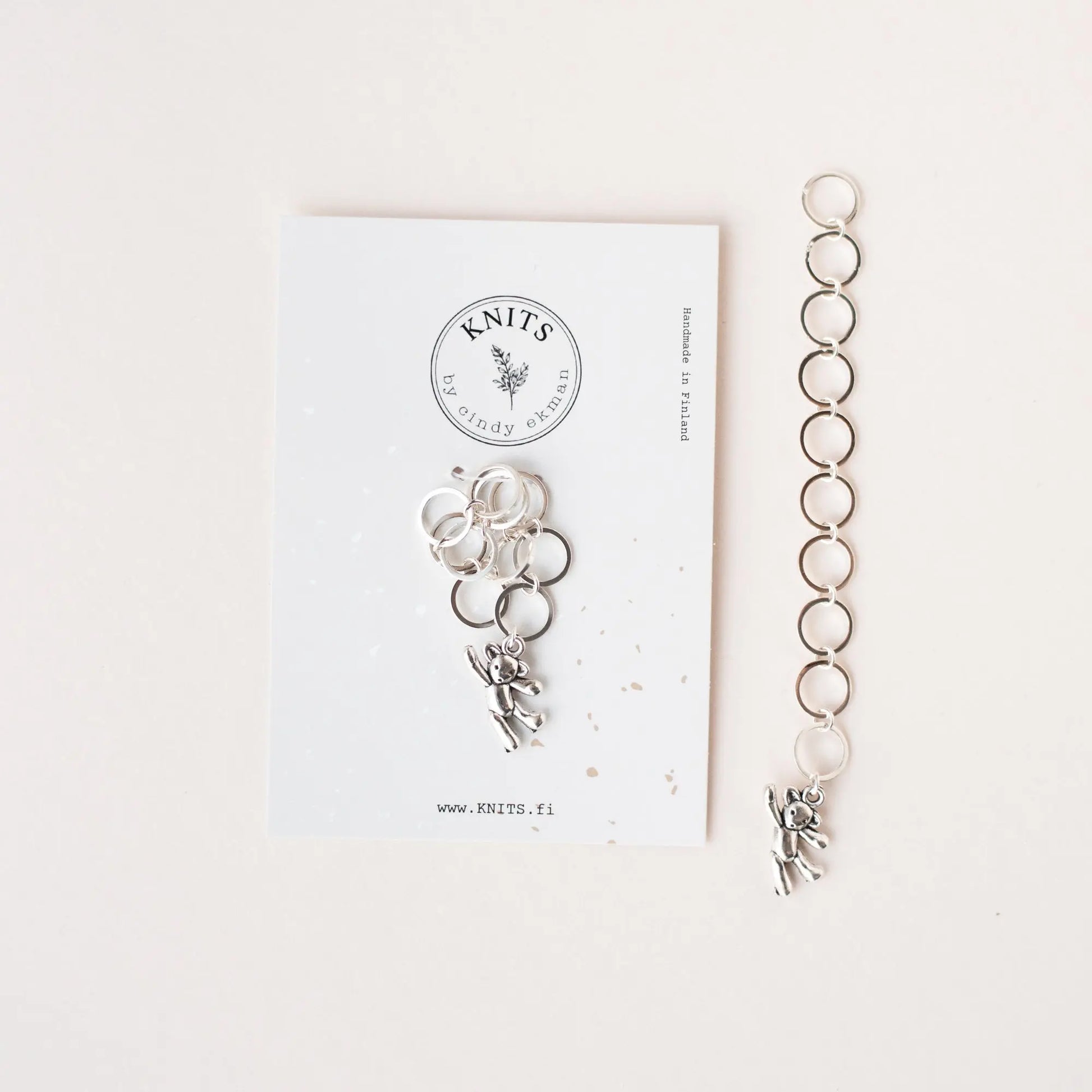 Row counter Teddybear KNITS by cindy ekman