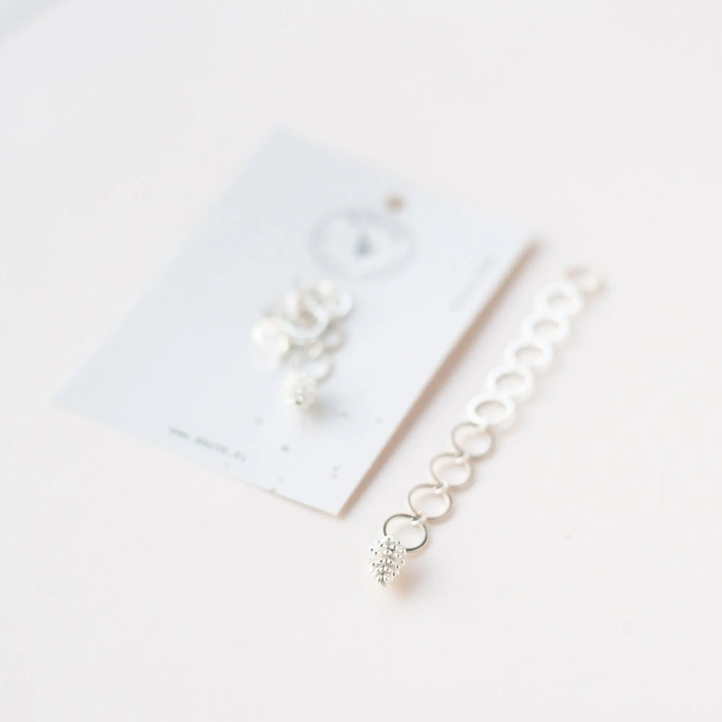 Row counter pinecone silver KNITS by cindy ekman