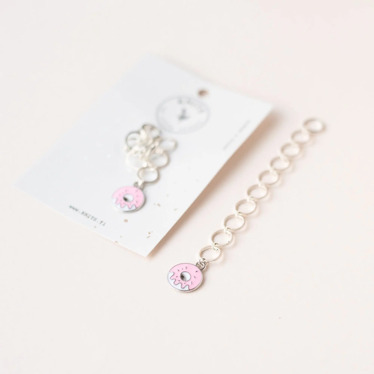 Row counter silver Donut KNITS by cindy ekman