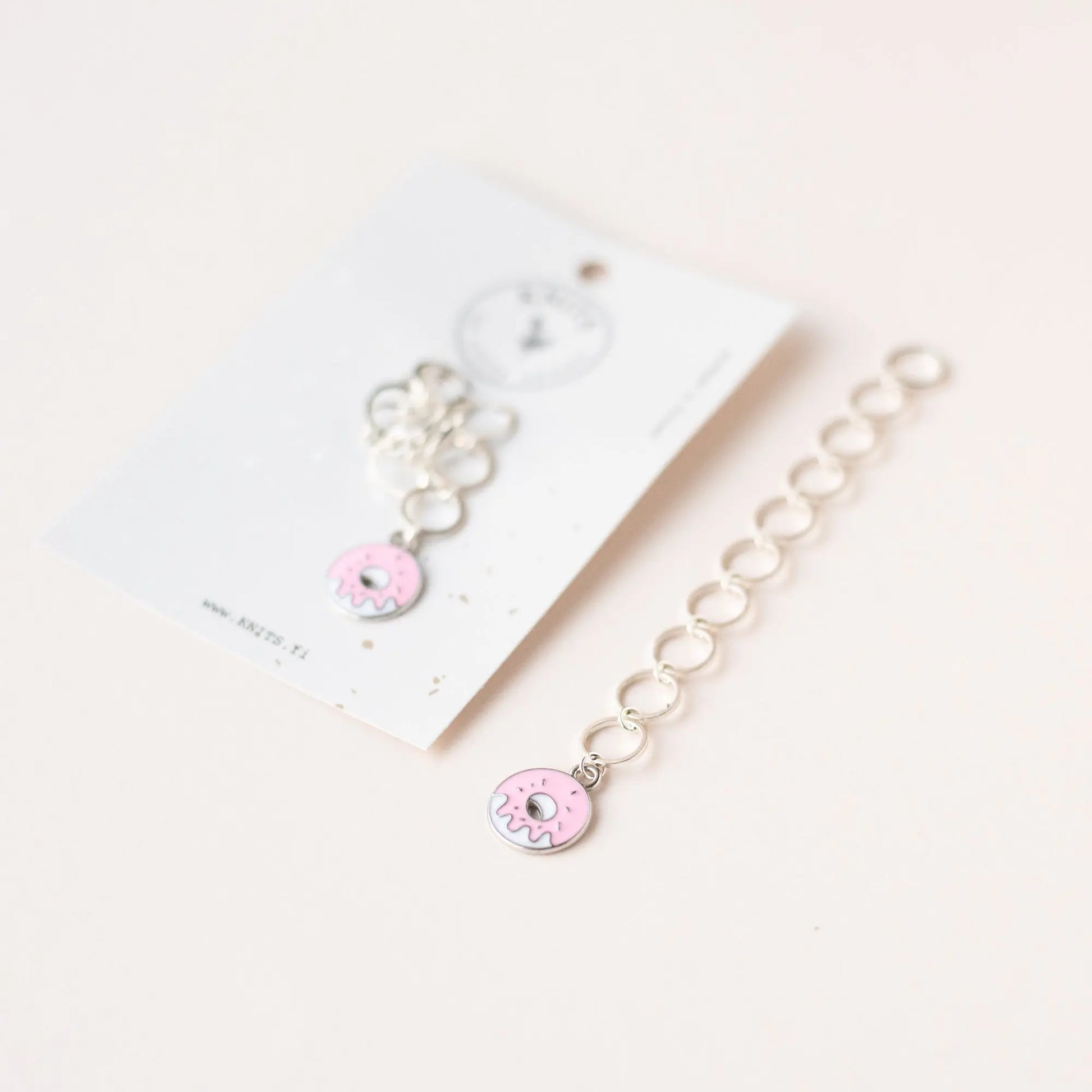 Row counter silver Donut KNITS by cindy ekman