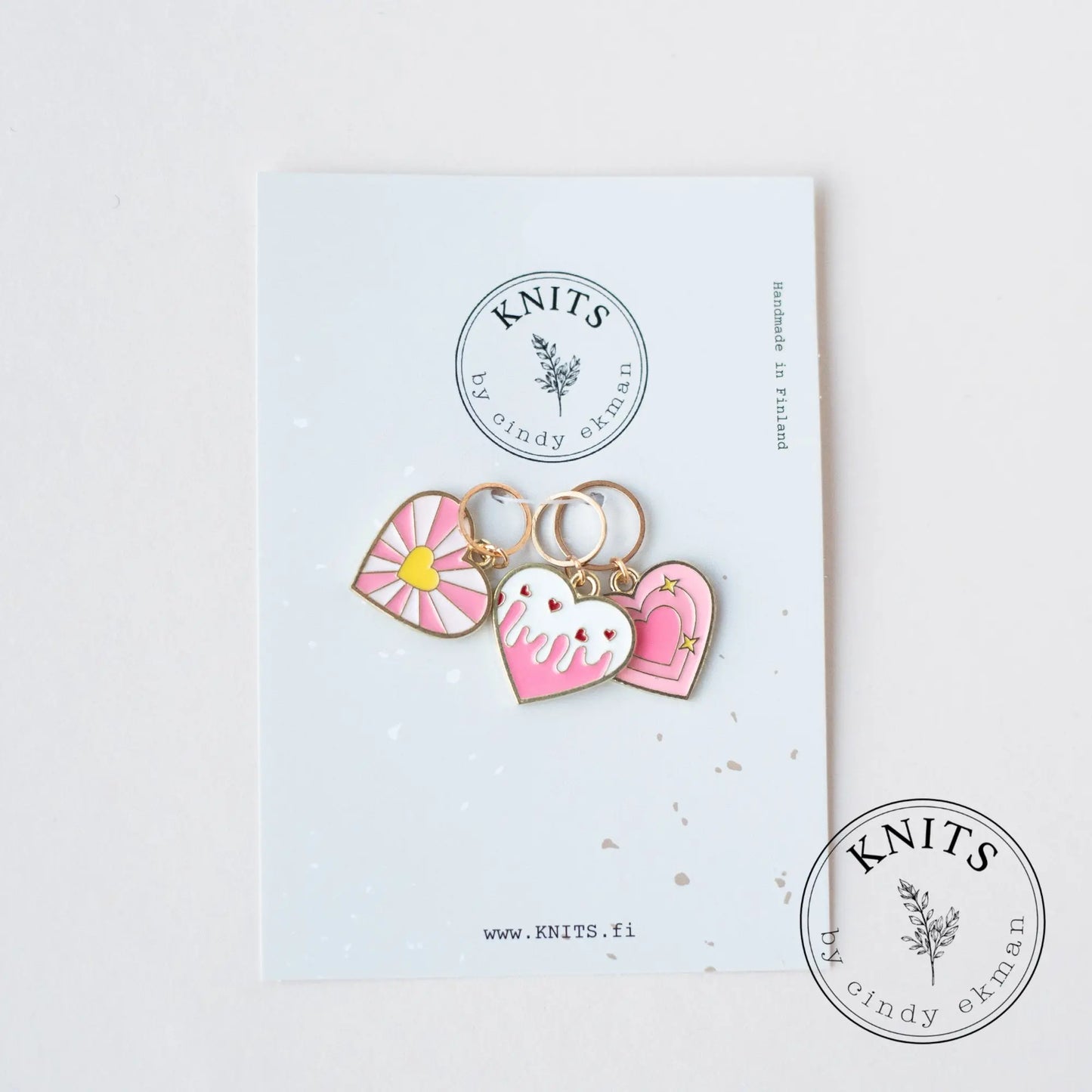 Valentines set 2024 KNITS by cindy ekman