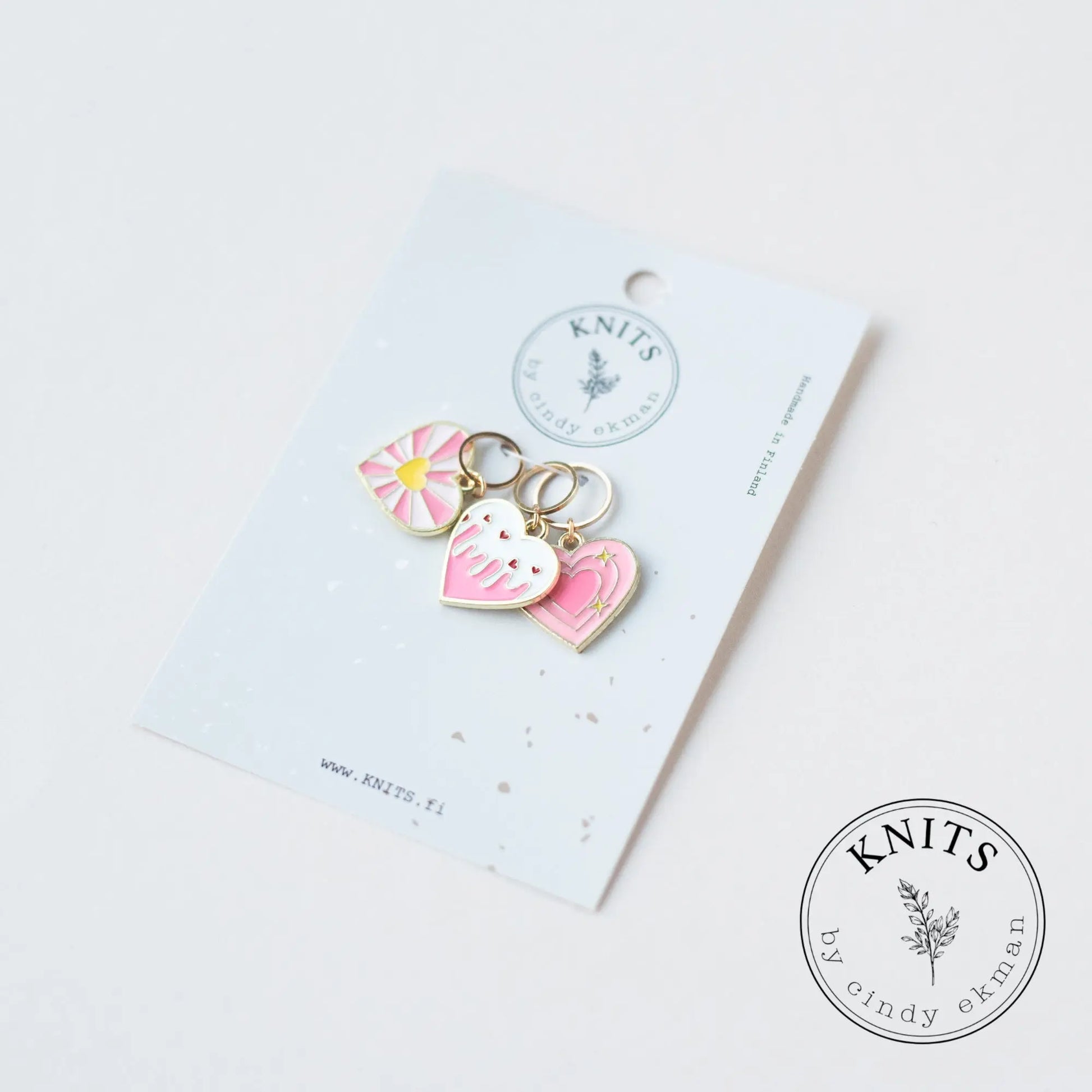 Valentines set 2024 KNITS by cindy ekman