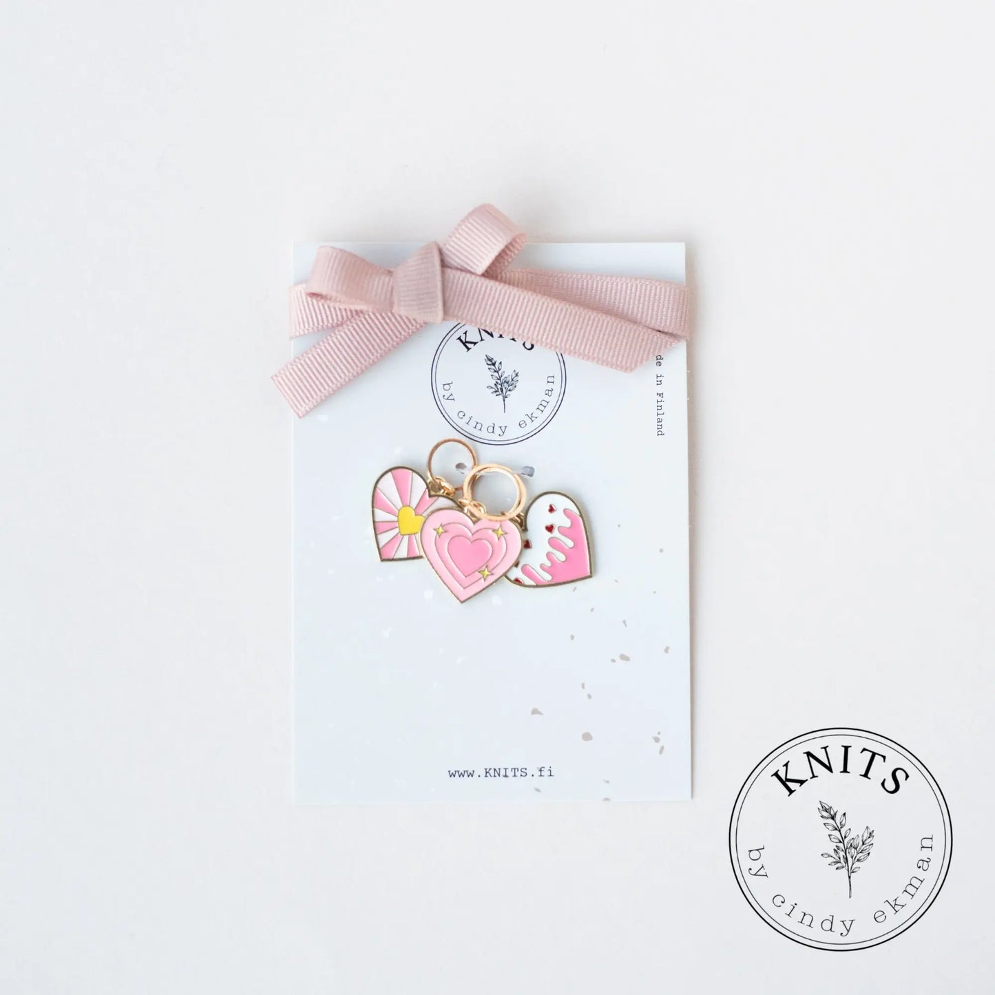 Valentines set 2024 KNITS by cindy ekman