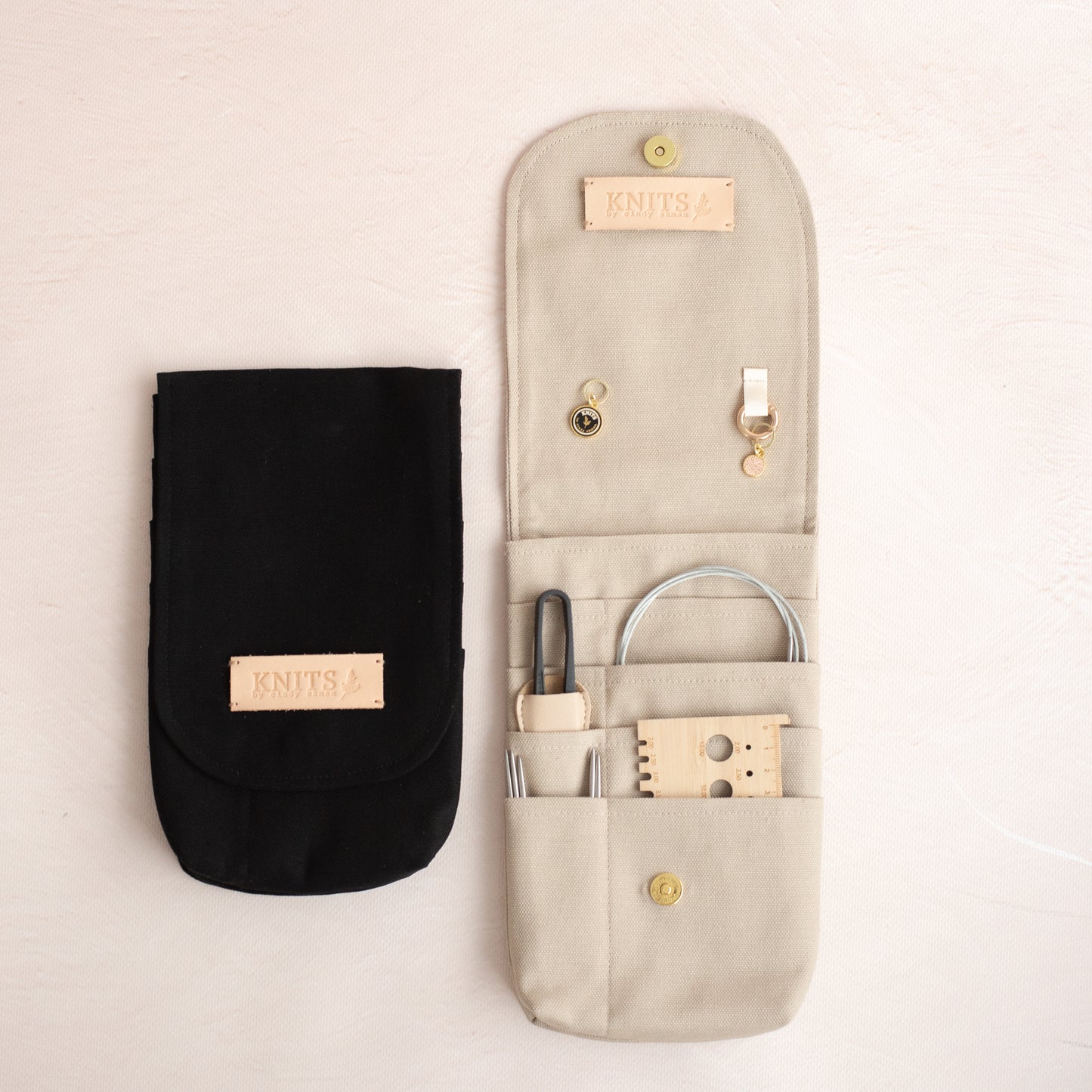 storage for knitting needles cotton