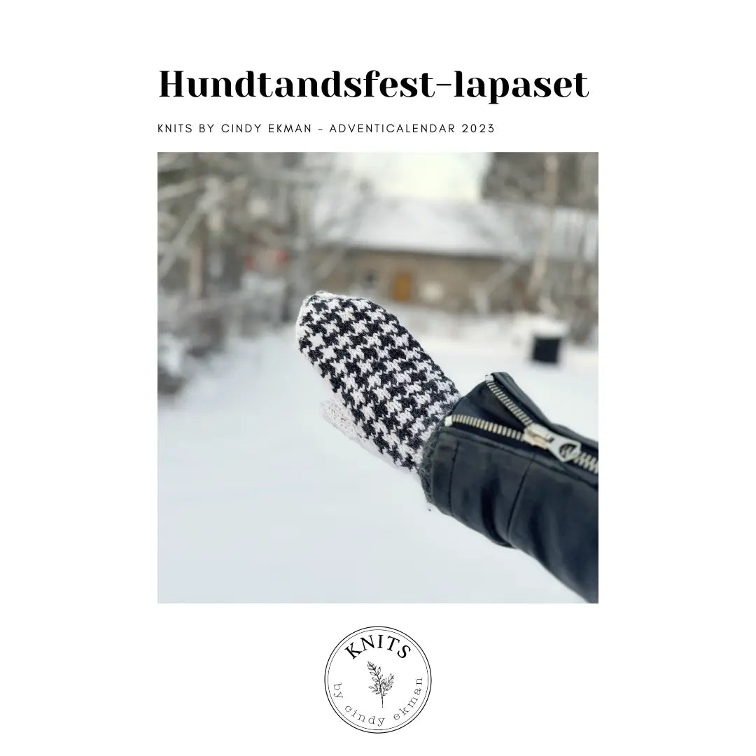 Hundtandsfest mitten pattern KNITS by cindy ekman