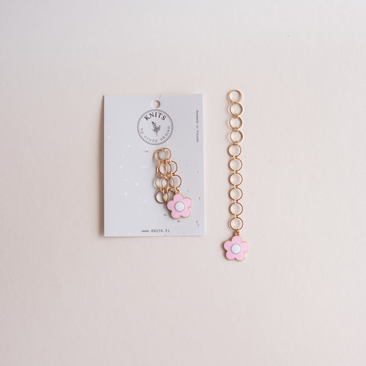 Pink flower Row counter