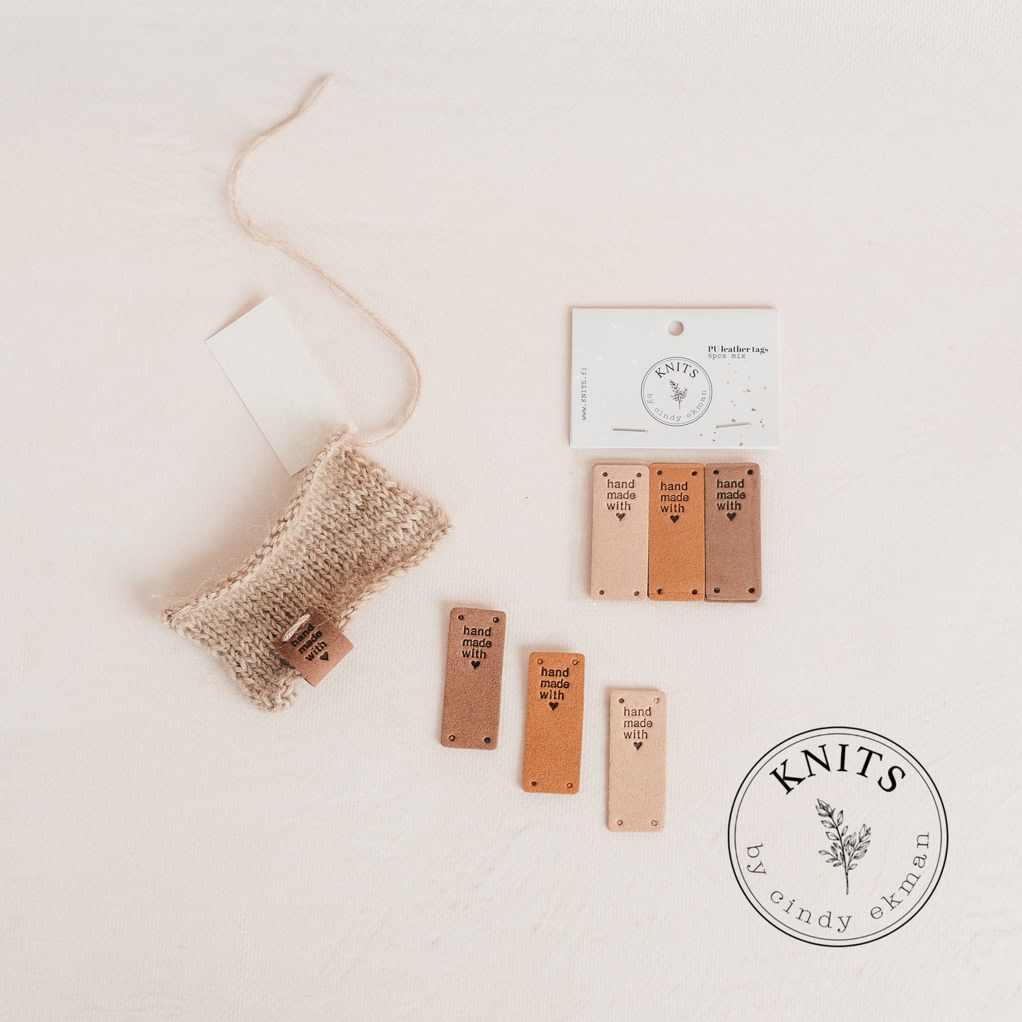 PU leather tags