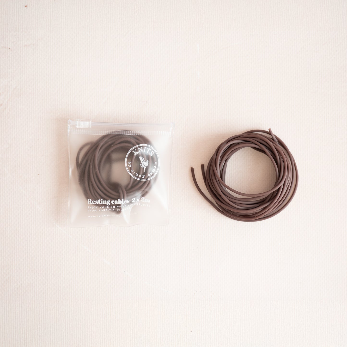 Resting cables in ziplock bags