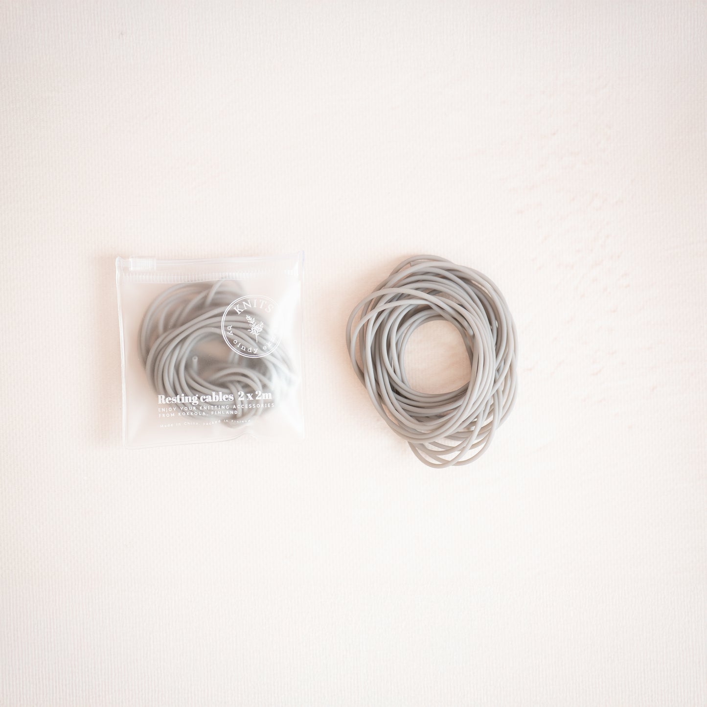 Resting cables in ziplock bags