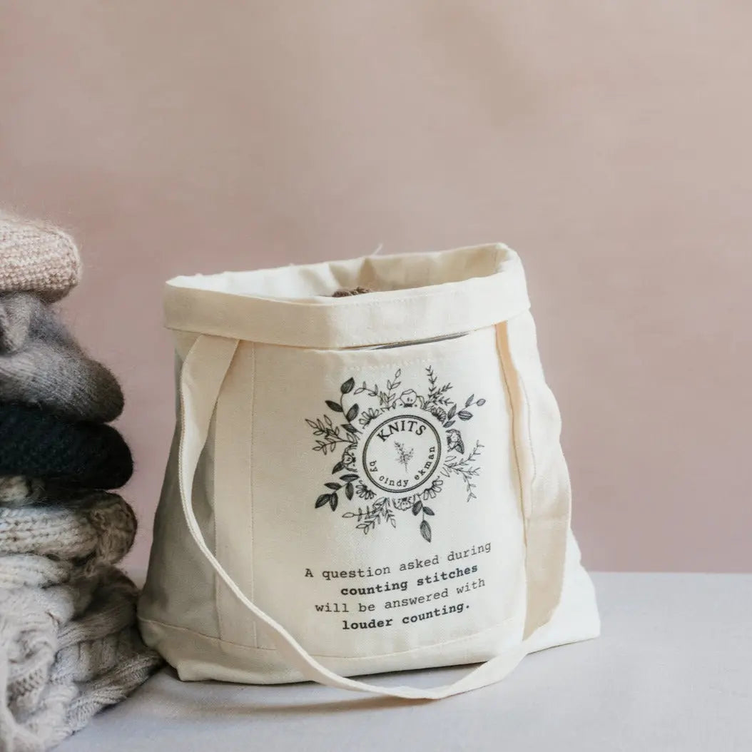 The KNITS tote bag KNITS by cindy ekman