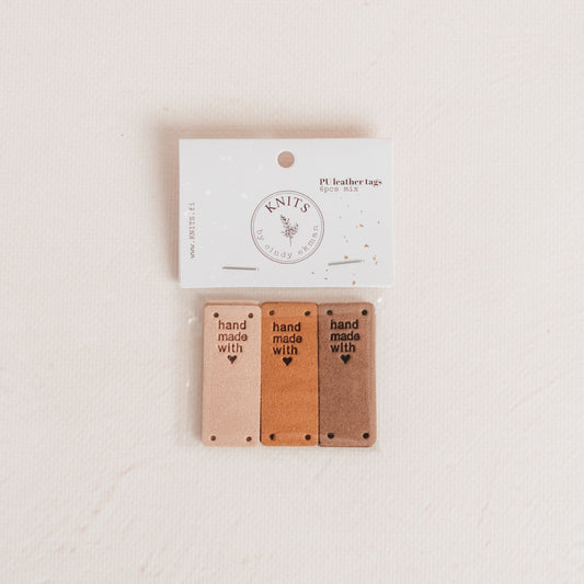 PU leather tags