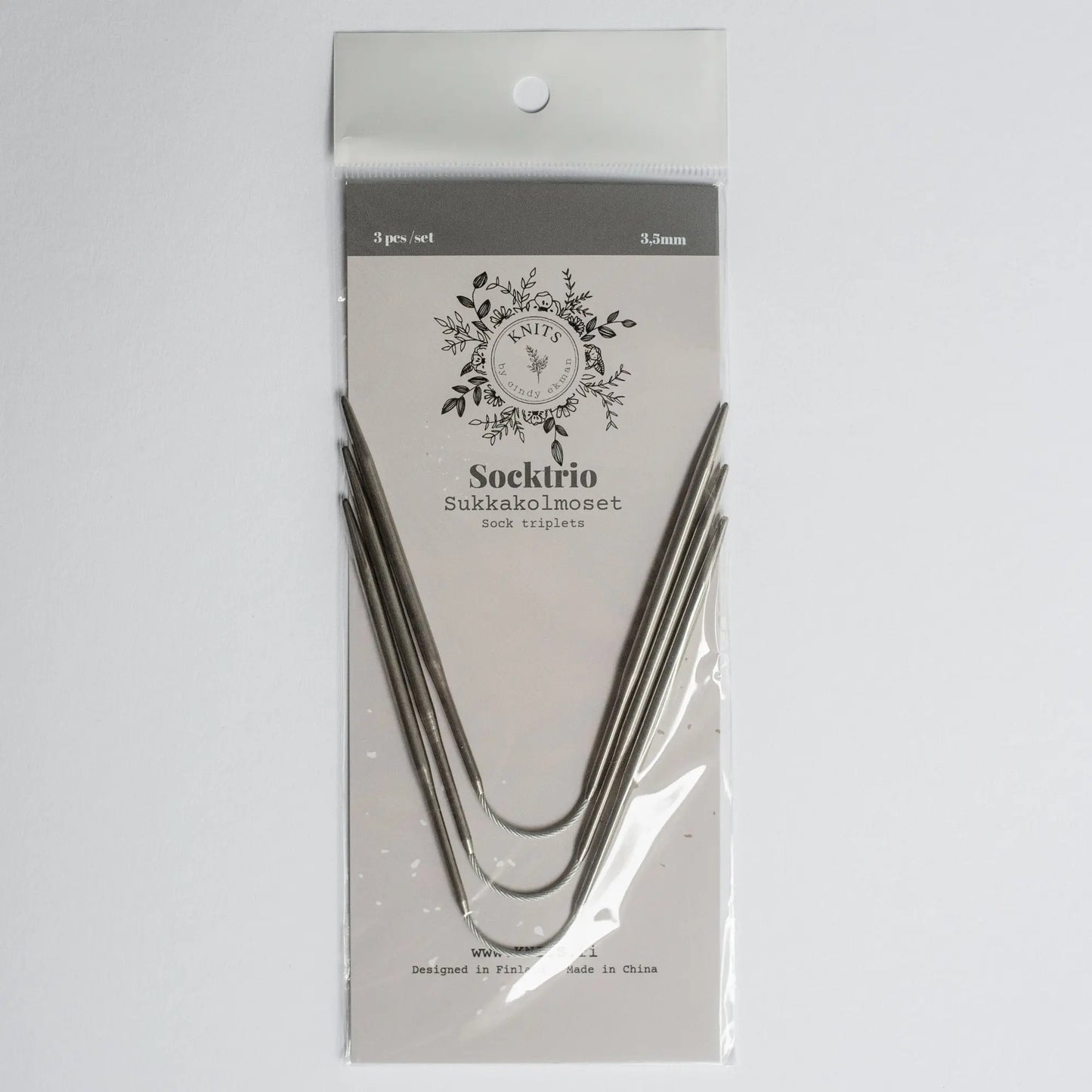 Sock Trio needles • 3 pcs Lightweight Comfort for Seamless Knitting