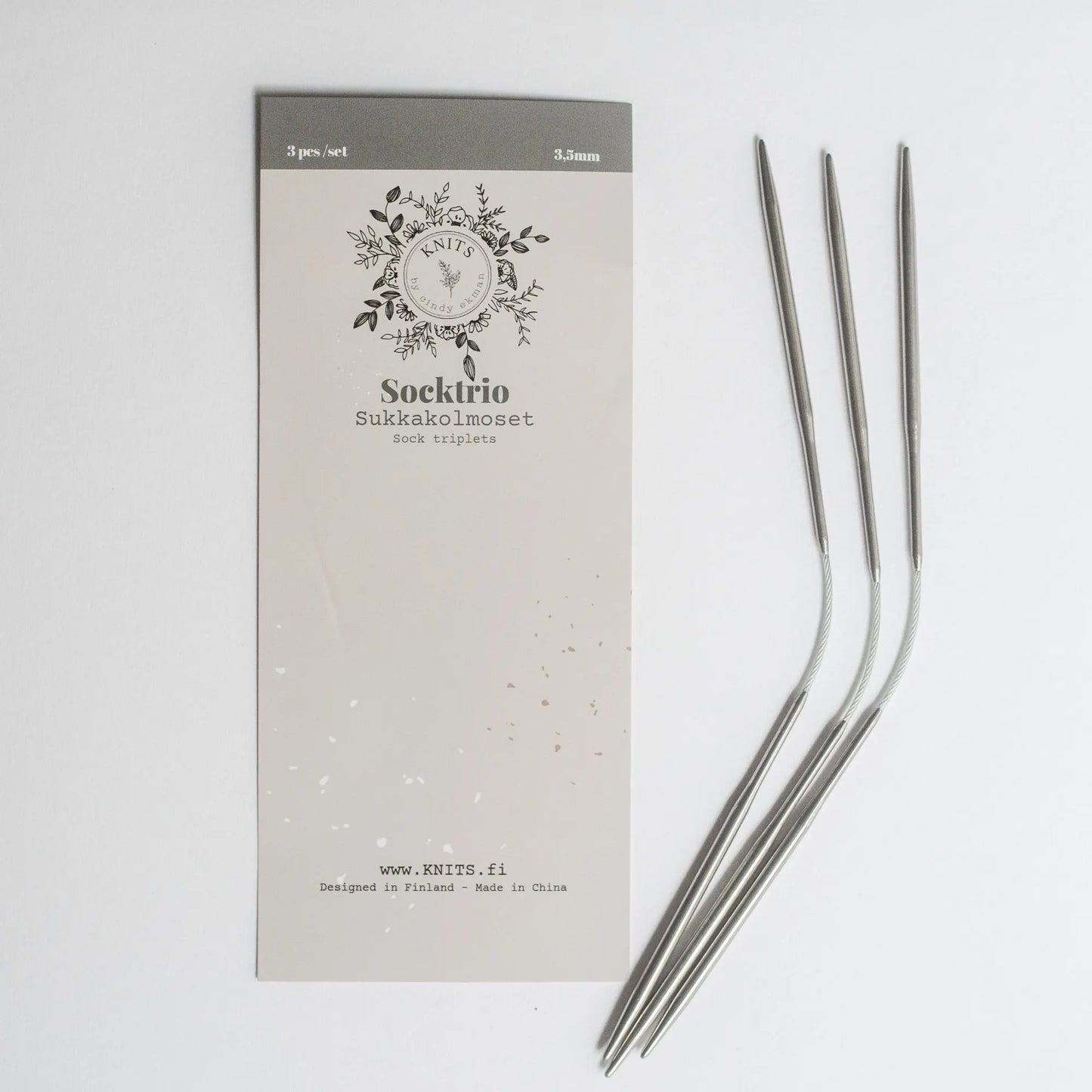 Sock Trio needles • 3 pcs Lightweight Comfort for Seamless Knitting