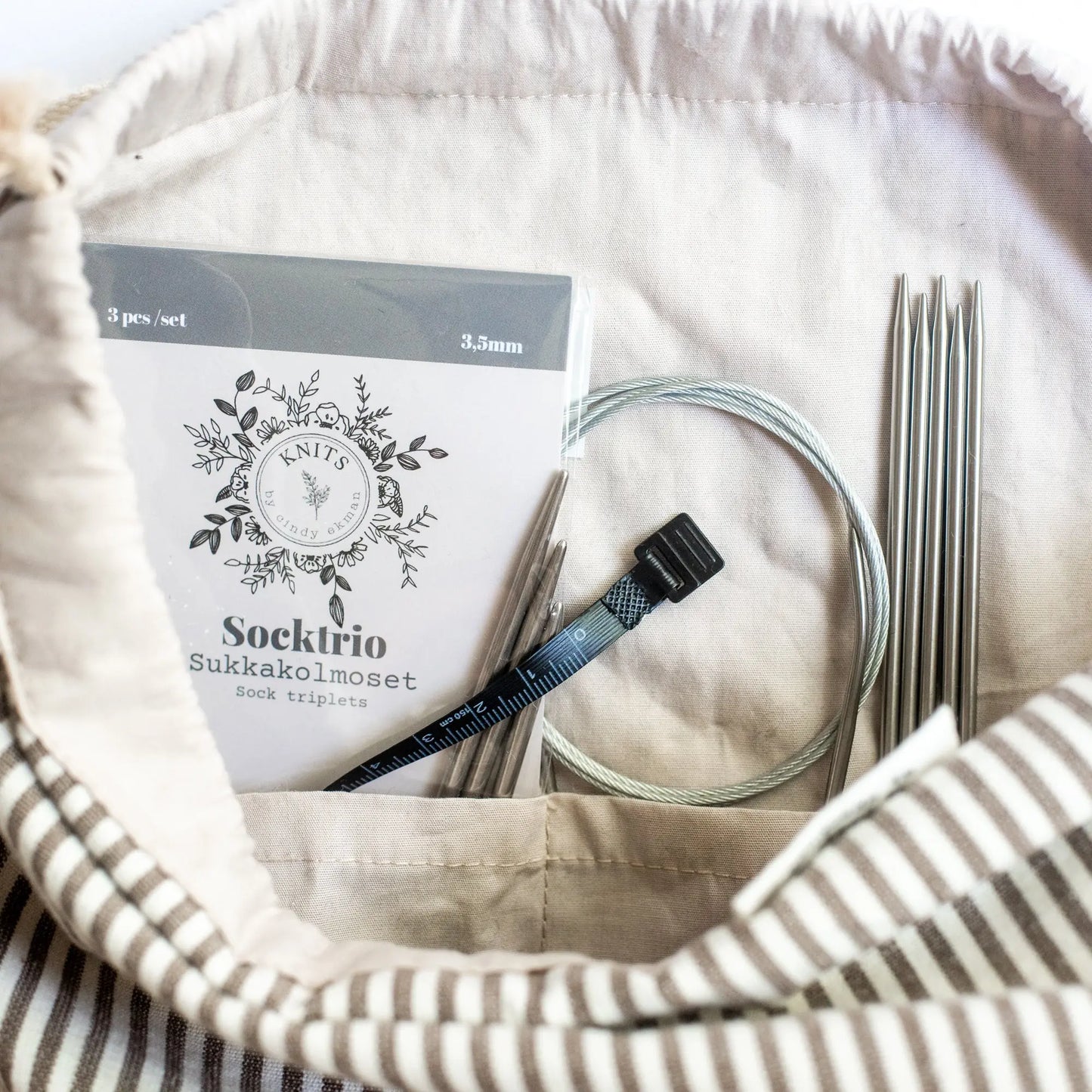 The KNITS projectbag KNITS by cindy ekman