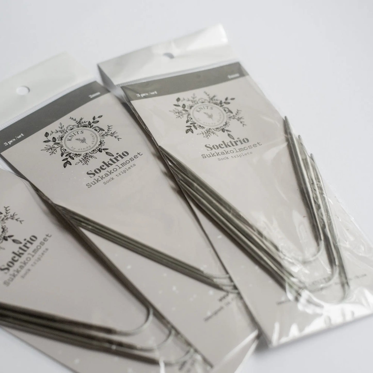 Sock Trio needles • 3 pcs Lightweight Comfort for Seamless Knitting