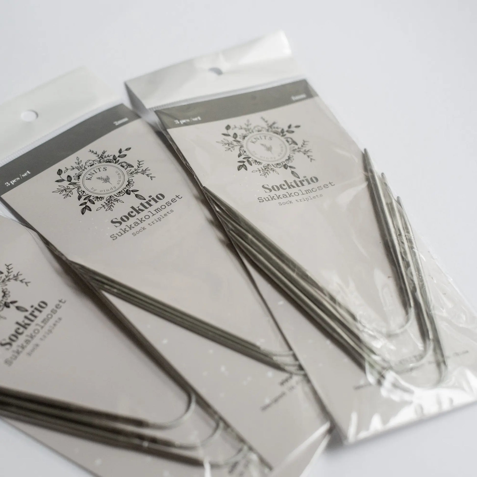 Sock Trio needles • 3 pcs  Lightweight Comfort for Seamless Knitting