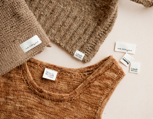 KNITS cotton tags