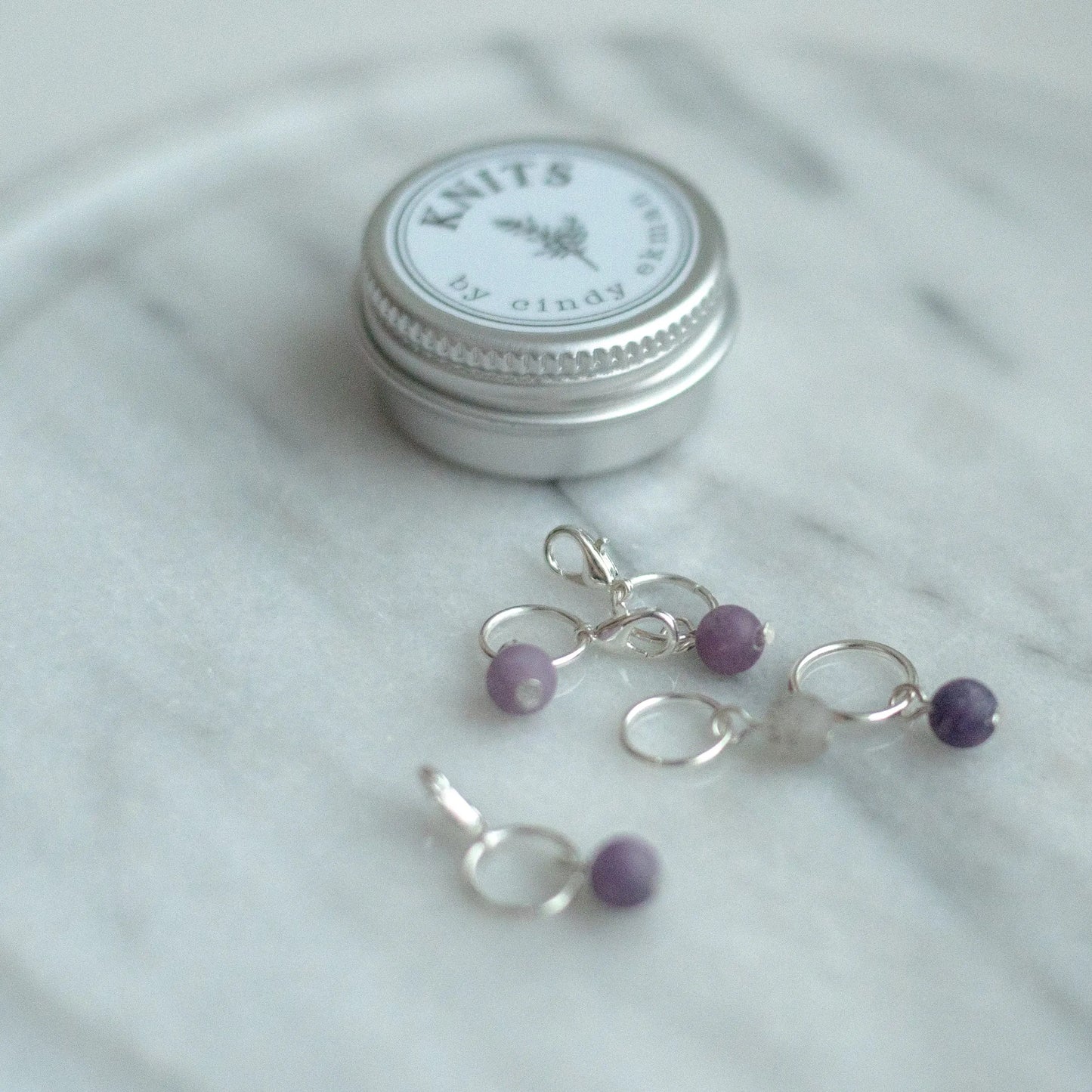 Pearls set - DK lilac KNITS by cindy ekman