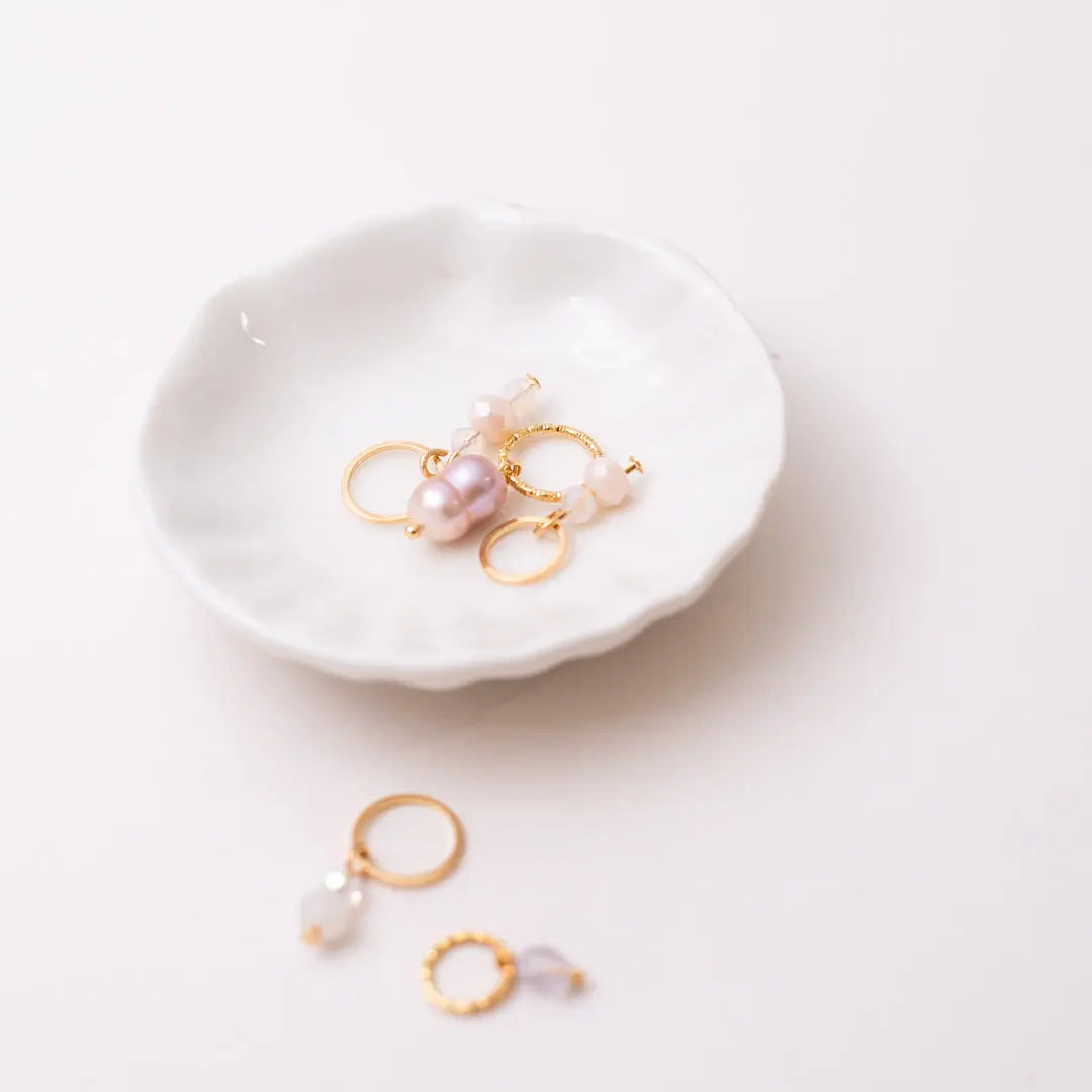 Sparkling set Beige gold KNITS by cindy ekman