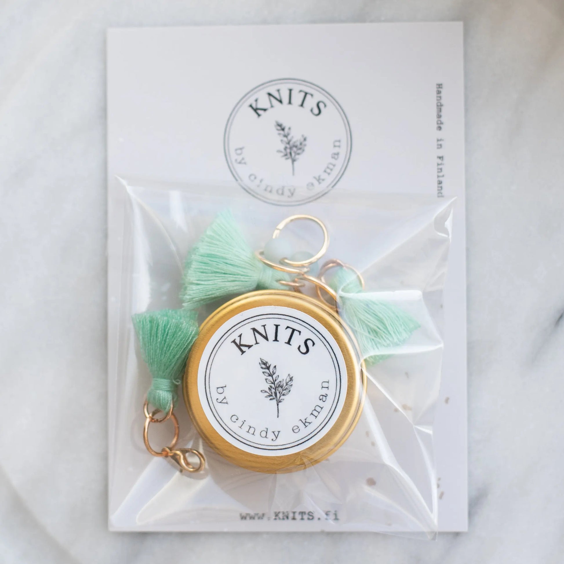 Tassels set - Green KNITS by cindy ekman