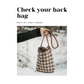 Check your back bag - knitting pattern