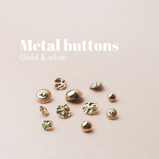 Metal buttons