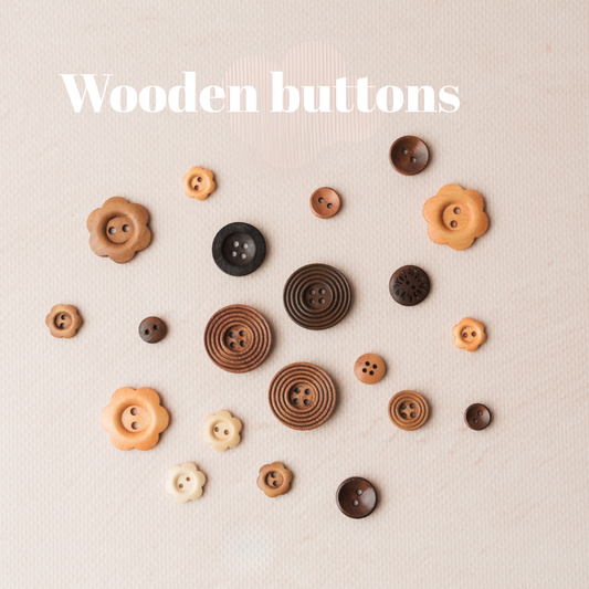 Wooden buttons