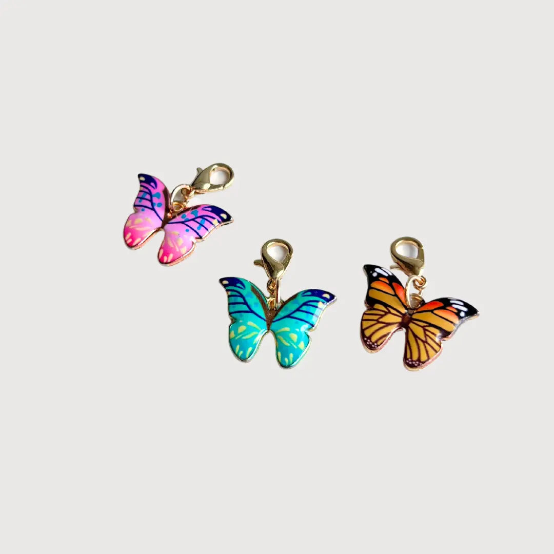Butterflies - crochet markers