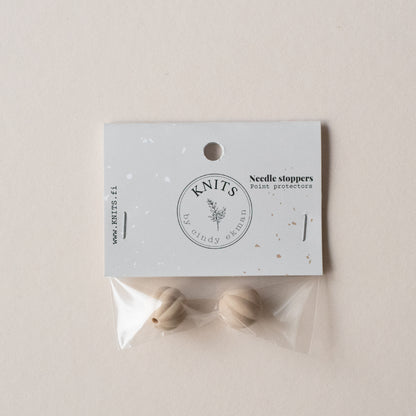 Needle stoppers - bell KNITS by cindy ekman