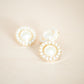 Pearl flower button