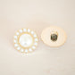 Pearl flower button