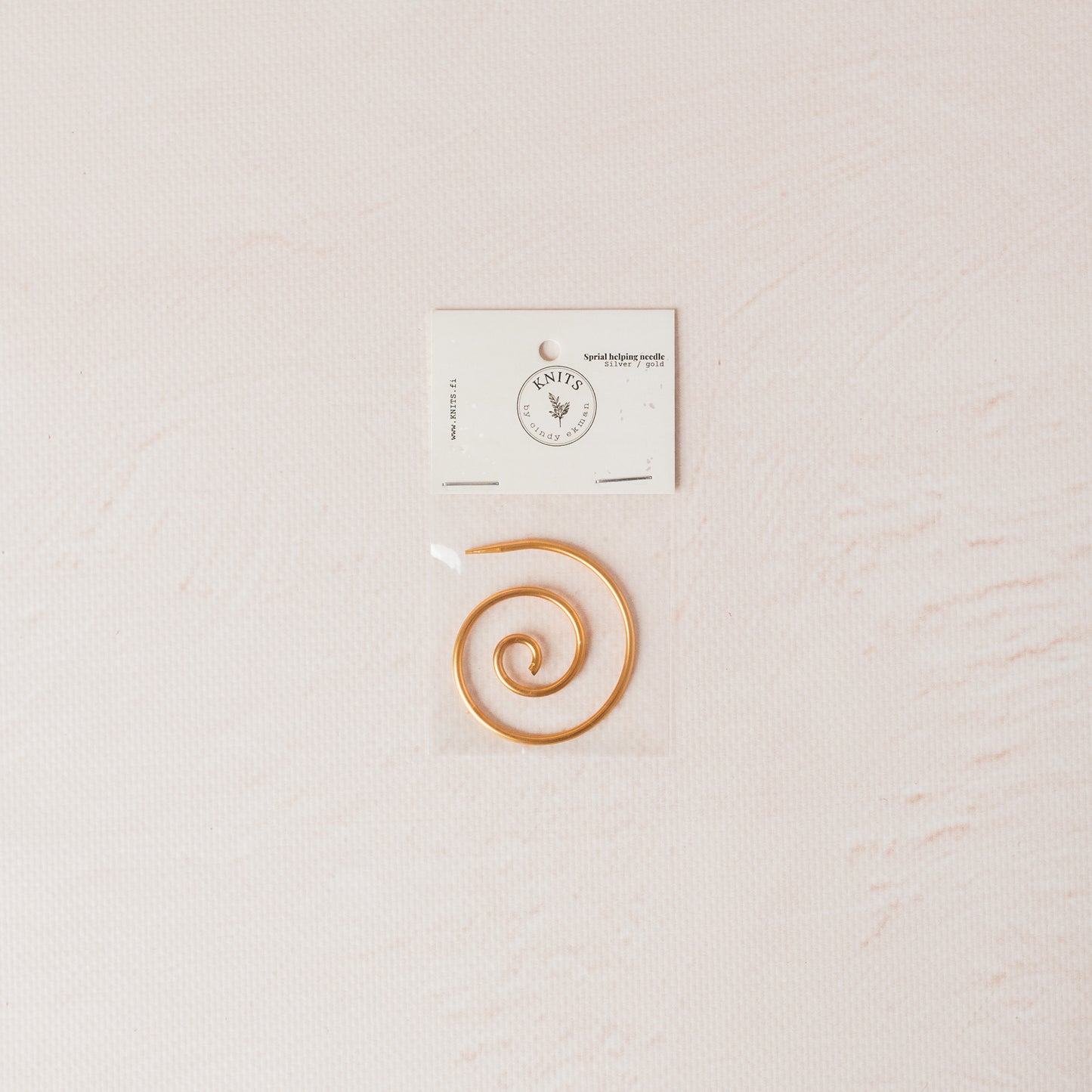 Spiral helping needle