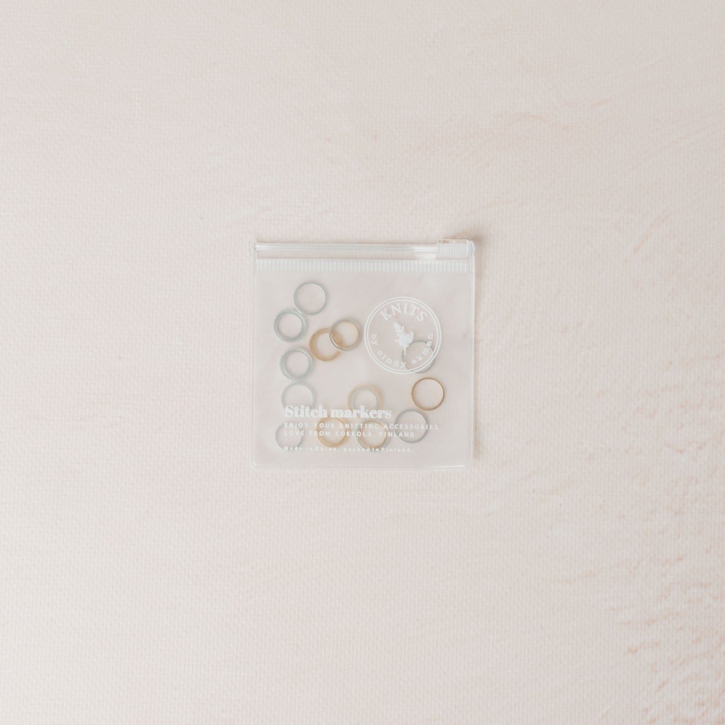 Lightbulb markers in Zip bag