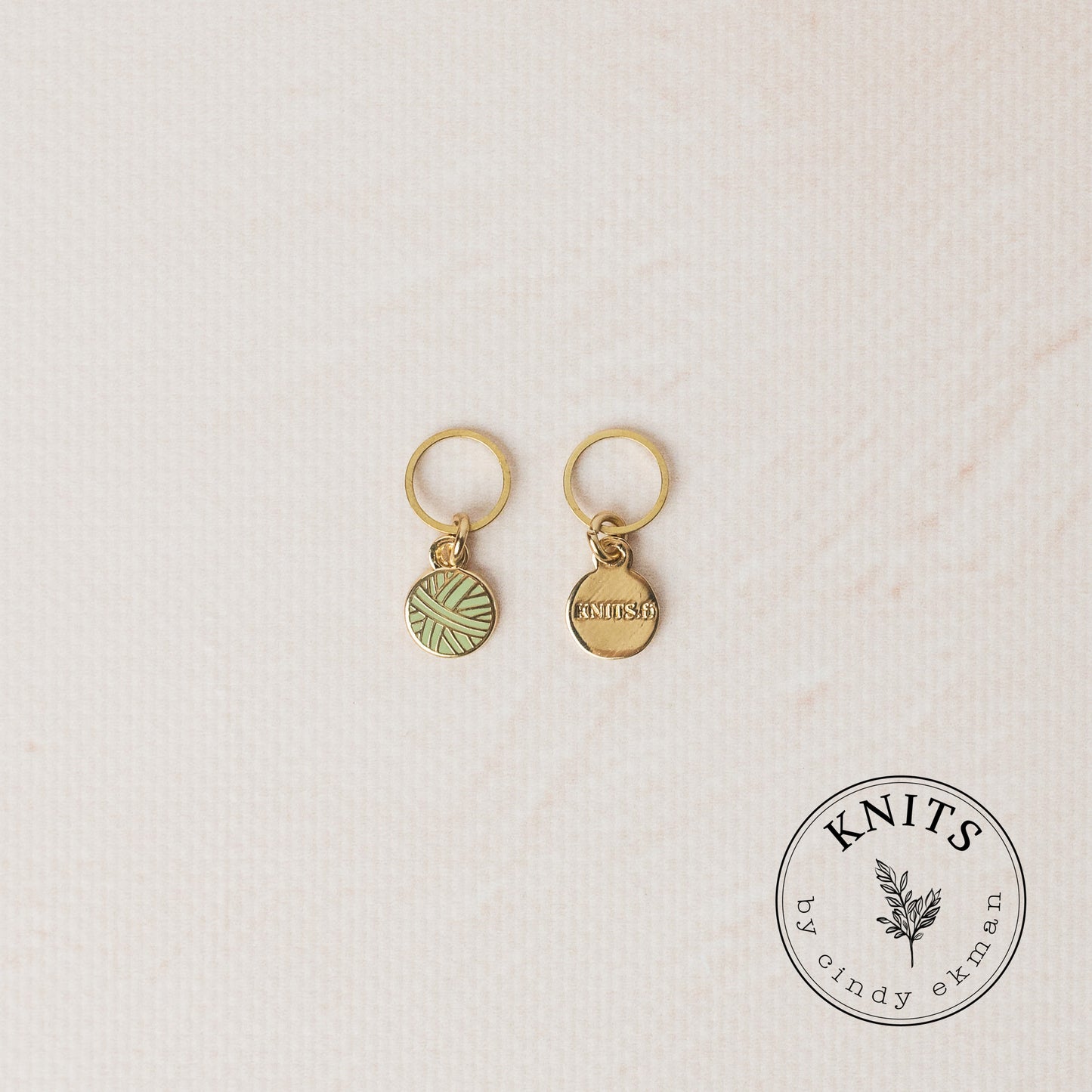 Knittingmarker yarn ball green