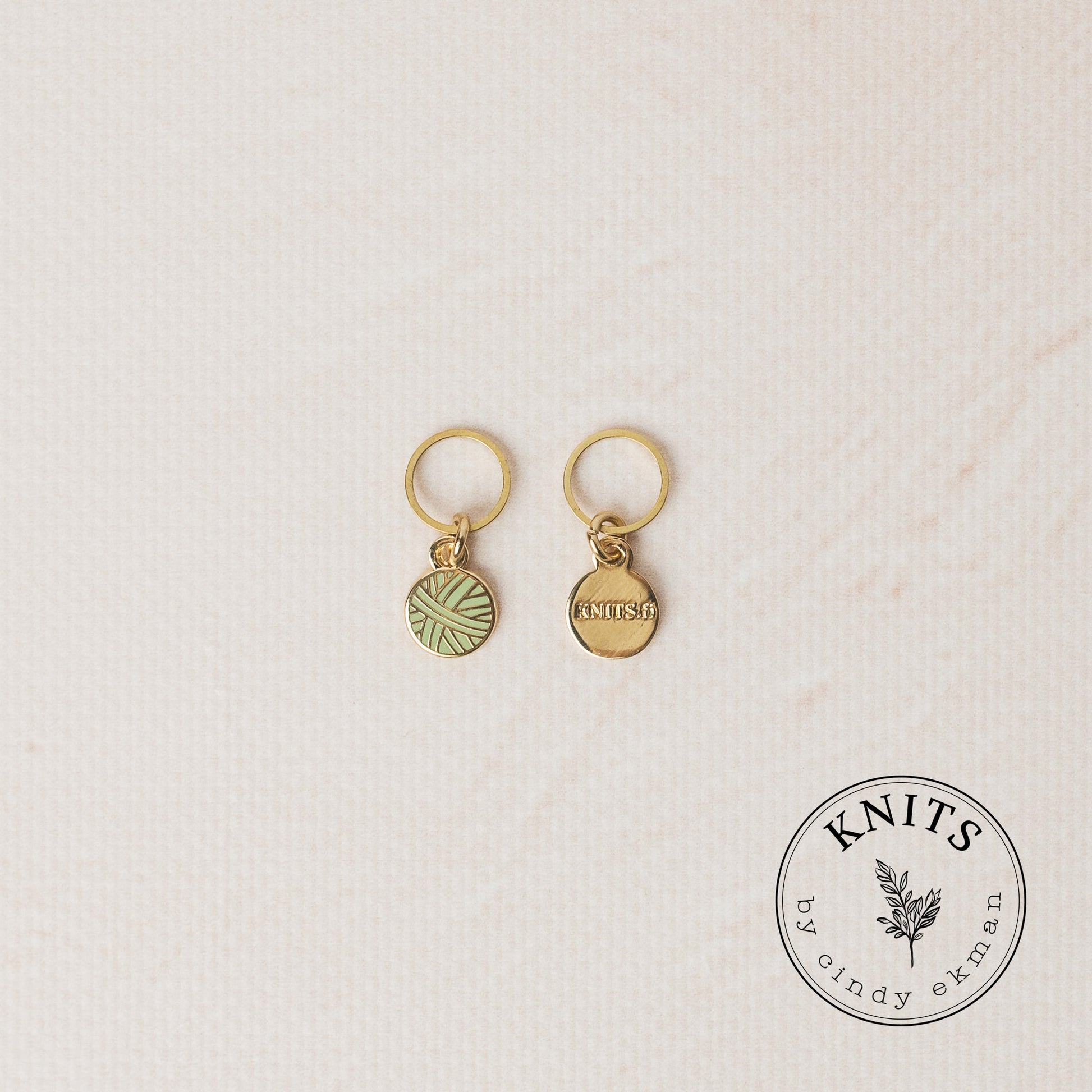 Knittingmarker yarn ball green