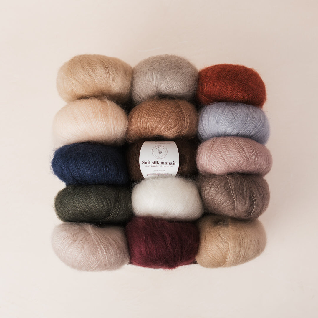 Soft silk mohair